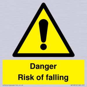 Danger Risk of falling